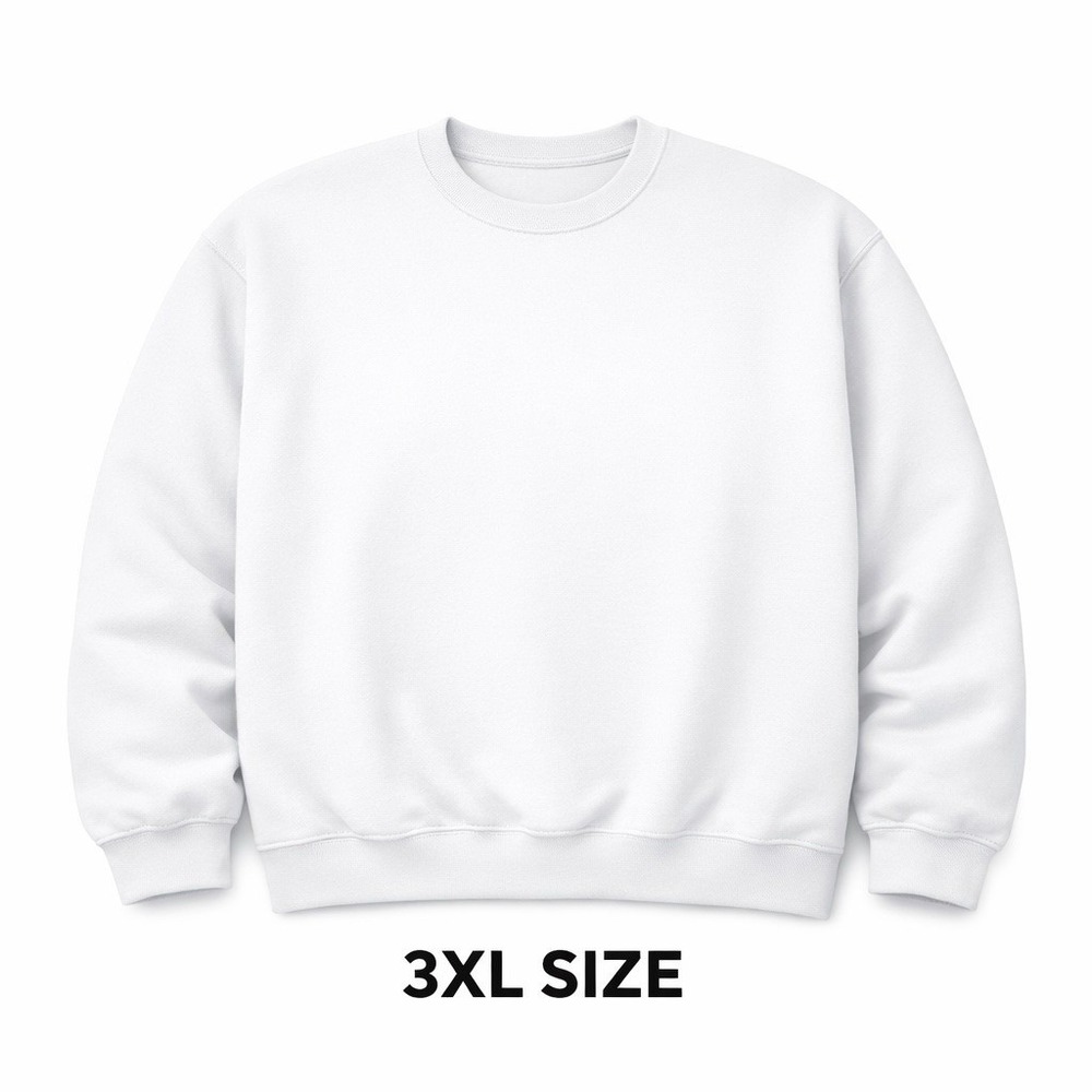NEW Terra & Sky White Sweater 3X  Plus Size Crew Neck Soft Knit Pullover Relaxed
